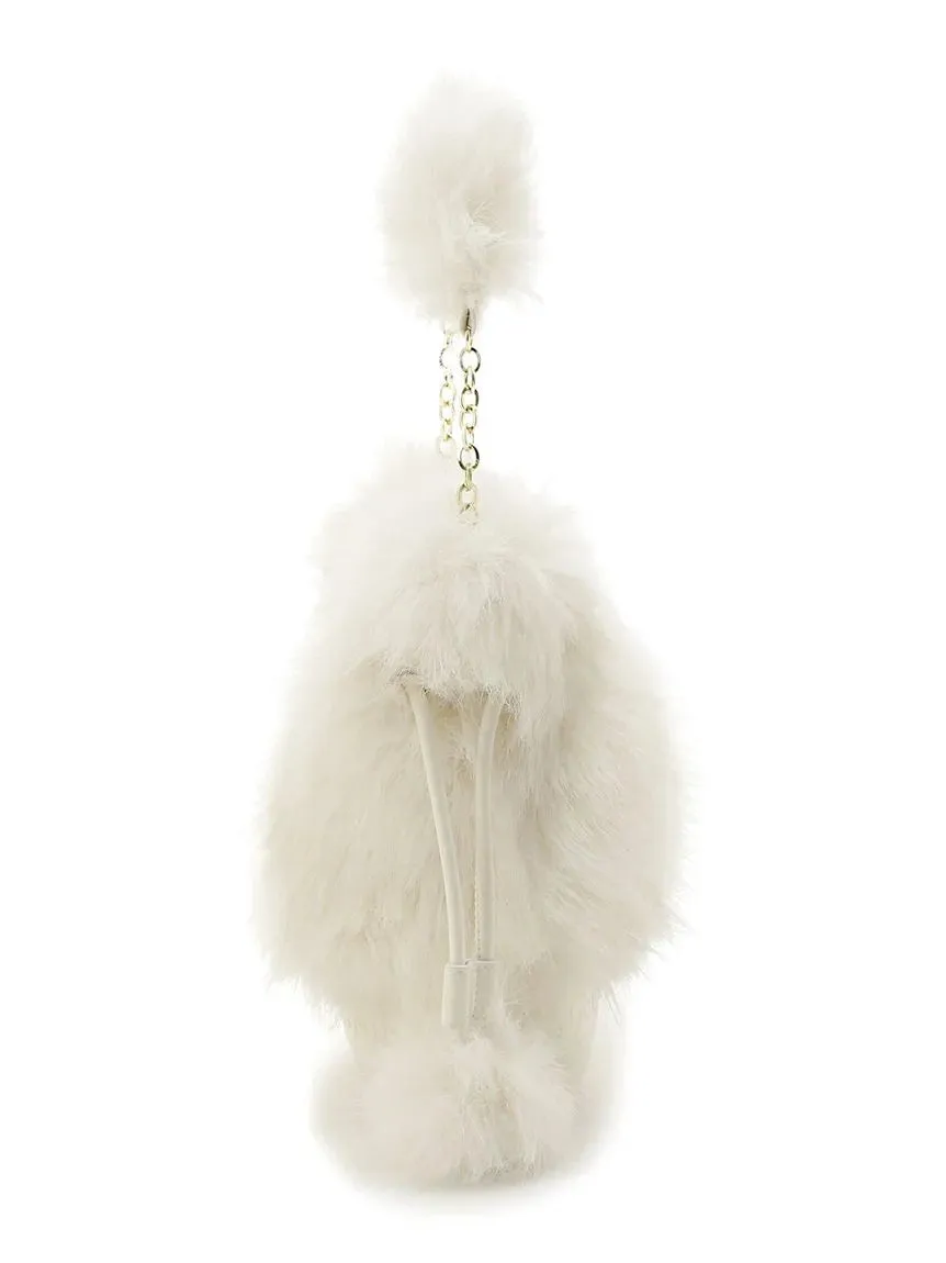 SNaMON Fluffy Faux Fur Shoulder Bag