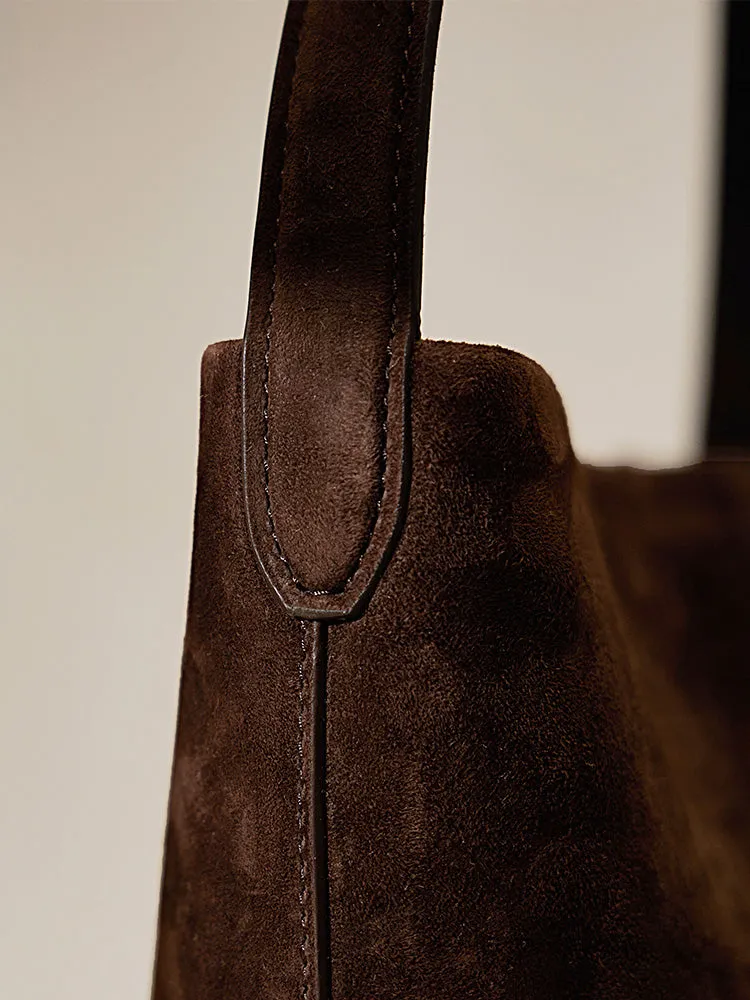 Soft Suede Bucket Bags