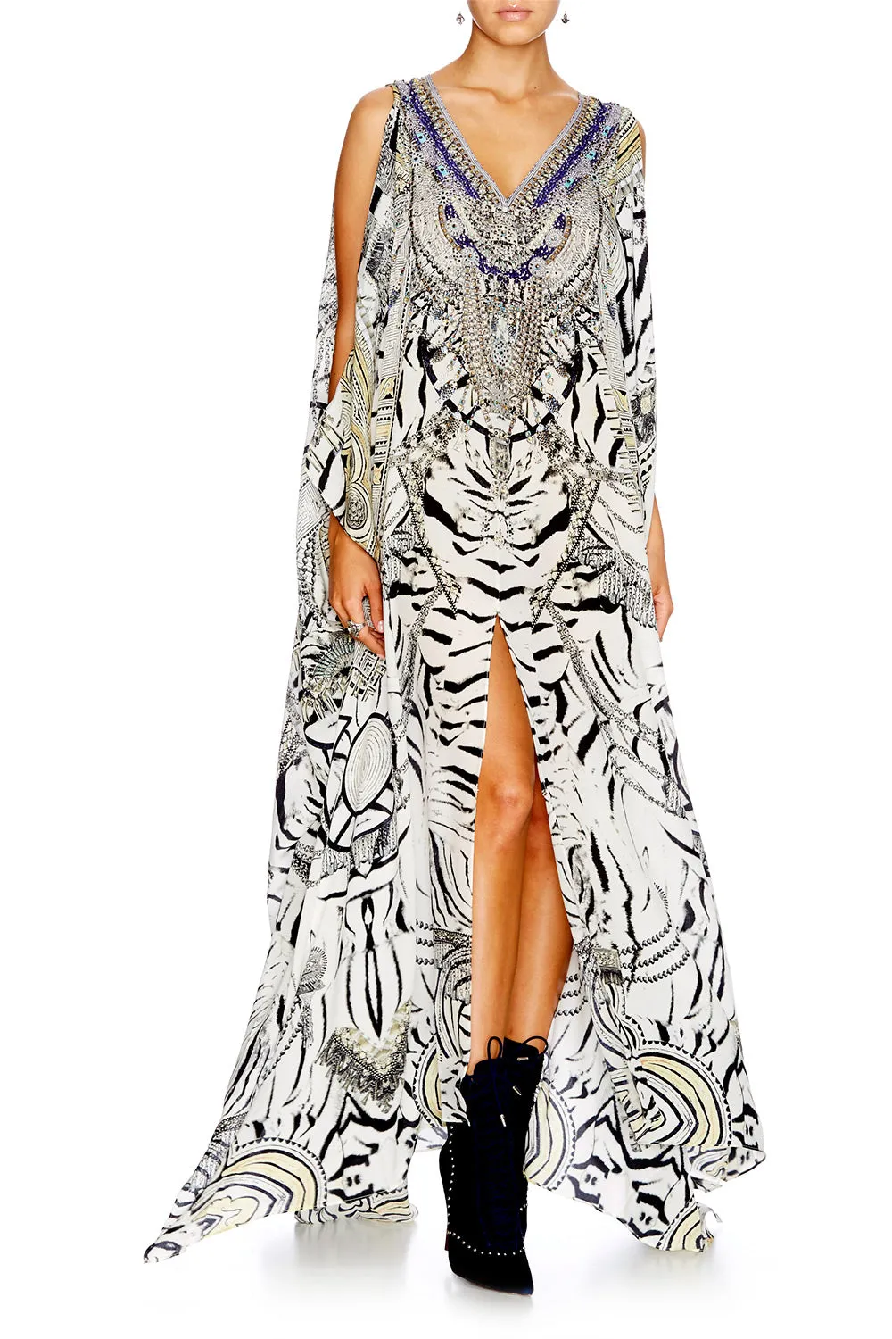 SPLIT FRONT & SLEEVE KAFTAN WILD BELLE