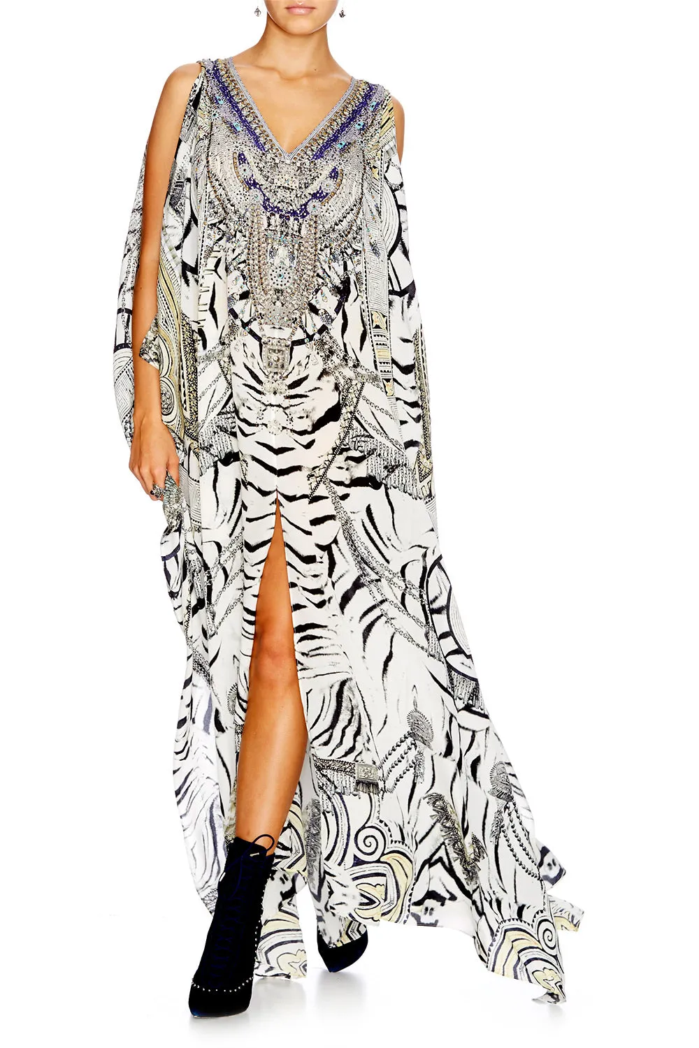 SPLIT FRONT & SLEEVE KAFTAN WILD BELLE