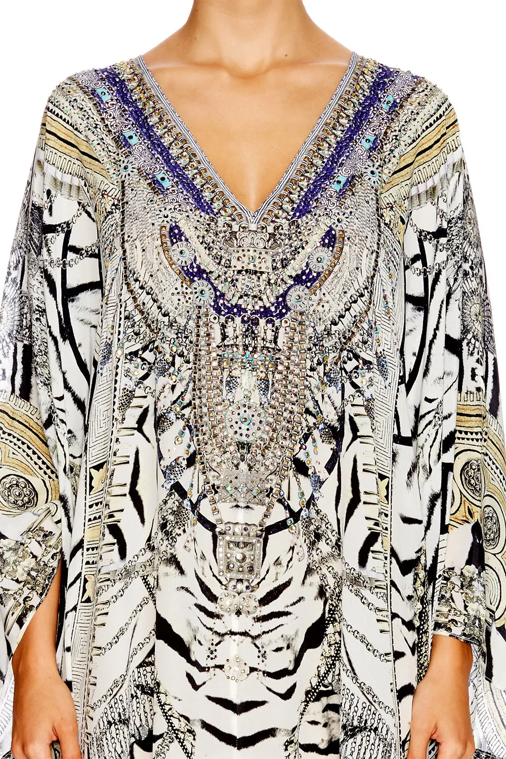 SPLIT FRONT & SLEEVE KAFTAN WILD BELLE