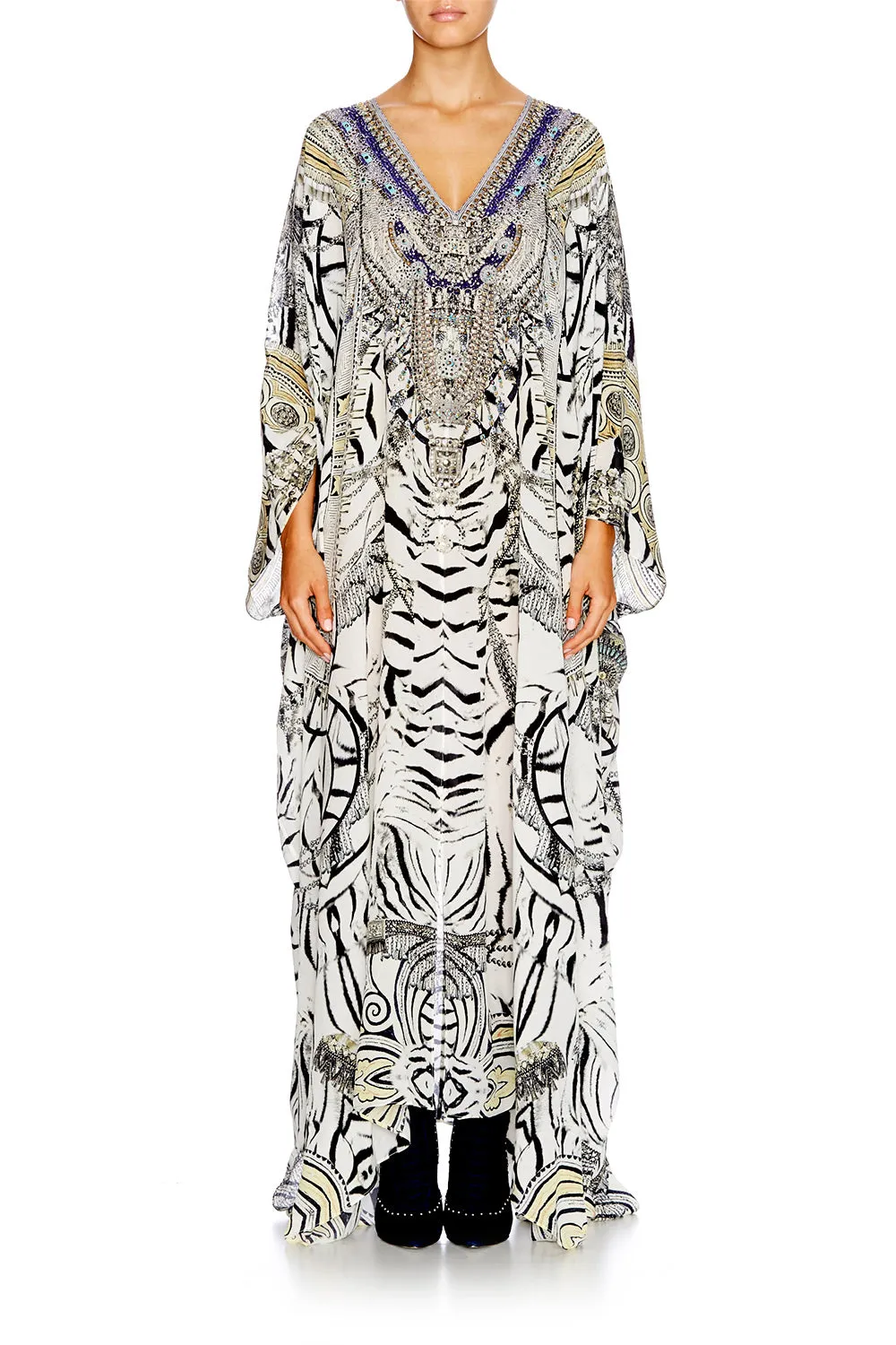 SPLIT FRONT & SLEEVE KAFTAN WILD BELLE
