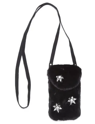 Star Fur Black Mink Crossbody