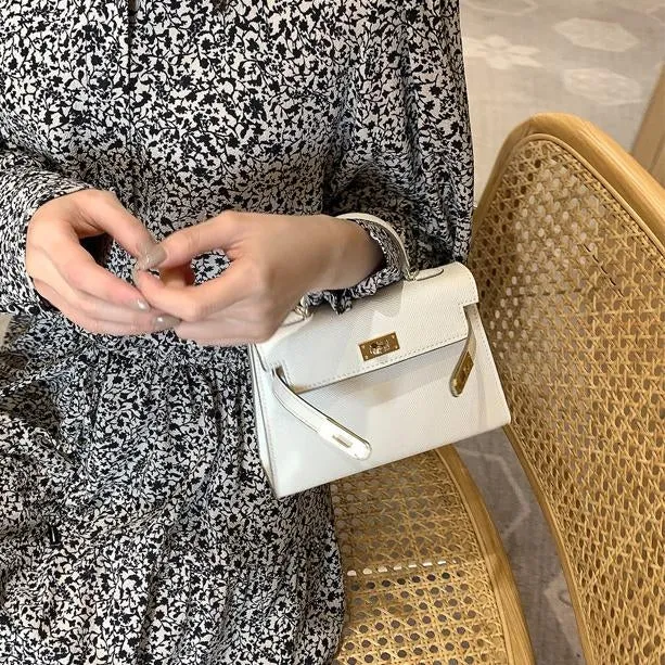 The Candace | Luxury White Leather Handbag – Elegant & Timeless