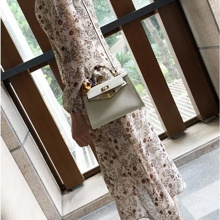 The Candace | Luxury White Leather Handbag – Elegant & Timeless