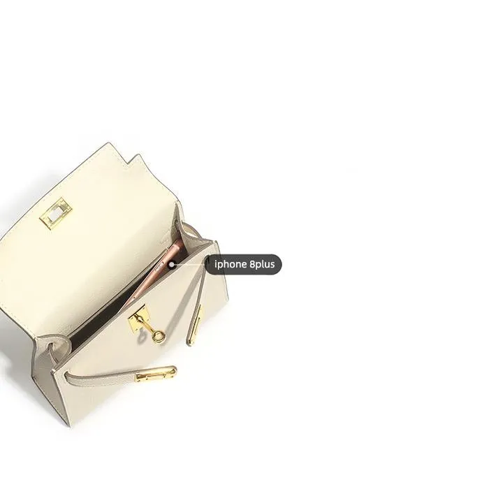 The Candace | Luxury White Leather Handbag – Elegant & Timeless