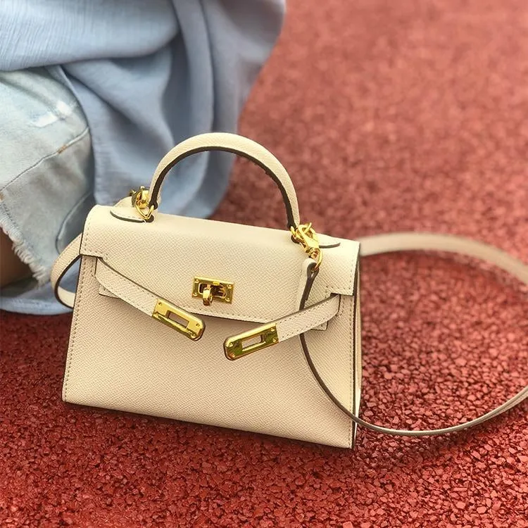 The Candace | Luxury White Leather Handbag – Elegant & Timeless