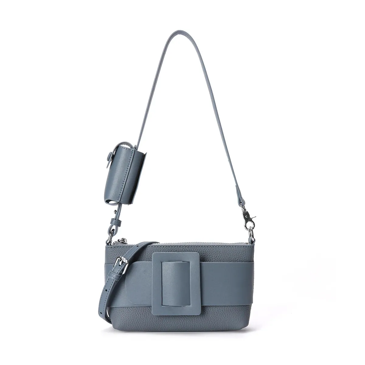 Trend4us Chic Buckle Accent Crossbody Bag