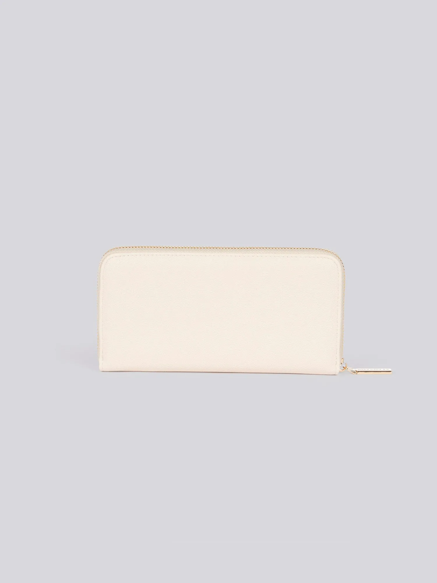 U.S. Polo Assn. Womens Jones Large Zip Around Wallet in Powder