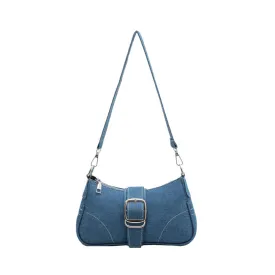 Vintage Denim Shoulder Bag